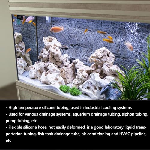 Siliconen Tube 1mm ID x 2mm OD 3m/9.84ft Lengte, Flexibele Siliconen Rubber Tube, Waterluchtslang, Pompoen Transfer Pijp Clear 5