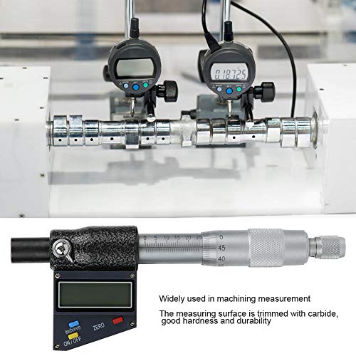Digitale Micrometer, Digitale Micrometer Hoofd Hoge Nauwkeurigheid Cemented Carbide Elektrische Meter Tool 0-25 Mm voor het machinaal bewerken van metingen, Binnenmicrometers
