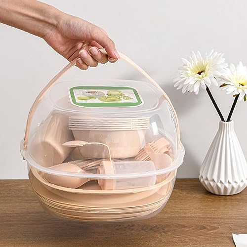 Outdoor Portable Tafelgerei Set Camping Utensil Set Picnic Bestek Set Travel Tafelgerei Set voor Camping Wandelen Reizen BBQ Grillen Roestvrij staal Accessoires Spoon Fork 4