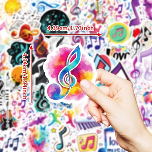 Muziek Stickers voor tieners en volwassenen, 50 stuks, Muziek, Vinyl Sticker Set, Auto, Motorfiets, Fiets, Skateboard, Snowboard, Bagage, Laptop, Koffer, Helm, Motorfiets, Computer 4