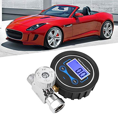 Pneumatische luchtregulator, regelventiel, digitale drukmeter, verfspuitpistool, drukregelaar, drukmeter, 1/4 inch voor spuitpistool 4