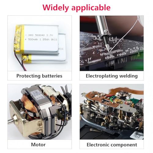 2 Rolls 20mm x 33m hittebestendig kleefband, isolatieband, polyimidefilmkleefband voor maskeren, lassen, elektrisch 5
