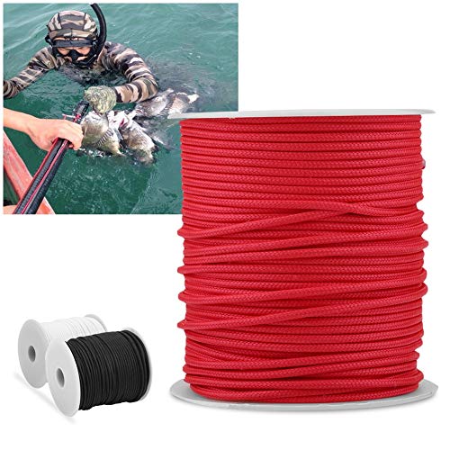 50M Spearfishing Reel Line 2mm Speargun Line Spool Spearfishing Reel Wire Voor het vangen van grote visserij buiten, Spear Gun Reel String voor vissers 4