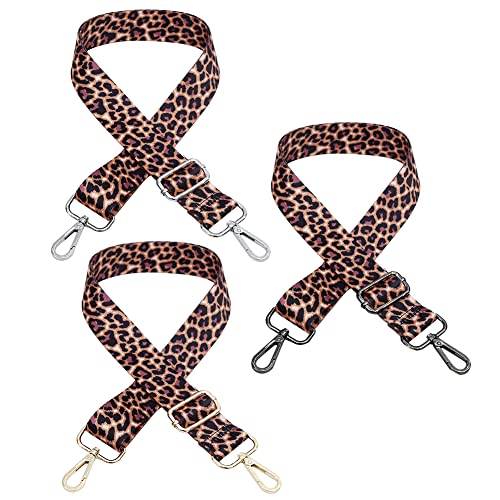 Luipaard Printband voor schoudertassen, portemonneeband brede schouderband verstelbare vervanging, multi-Pattern Crossbody Canvas tas handtas riemen voor Unisex handtas (Type 14) 3