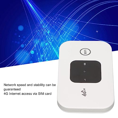 Draagbare WiFi Router voor reizen - 150Mbps 4G Internet Hotspot Box met SIM Kaart, High Speed voor Binnenlandse Zaken