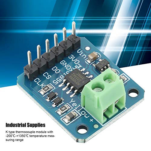 K-type thermokoppelmodule Temperatuursensor ‐ 200°C tot +1350°C SPI-poort Digitale uitgang MAX31855 3-5V gelijkstroom