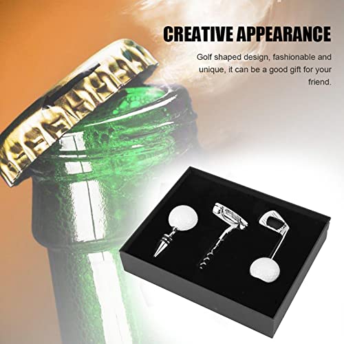 Flessenopener Set Golfvorm Kurkentrekker Rode Wijn Bier Flesopener Wijnstopper voor Bar Club Bruiloft Viering Gift Keuken Gereedschap Set 5