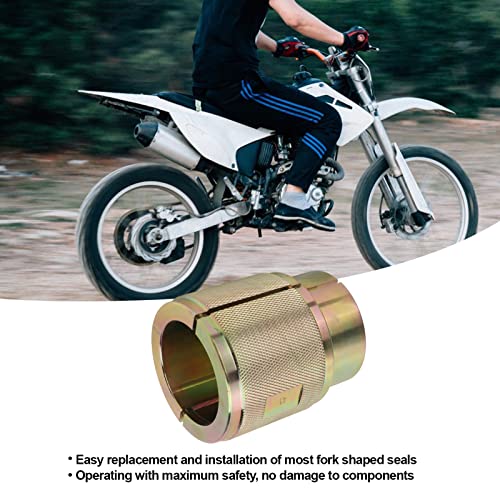 Fork Seal stuurprogramma gereedschap, motor omgekeerde vork olie Seal stuurprogramma gereedschap Carbon Steel Split ontwerp Universeel voor het vervangen van installatie(41mm/1.61in) 4