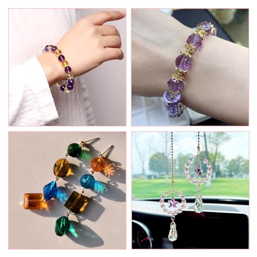 40 st Imitatie Oostenrijkse kristal kralen 10 kleuren gefacetteerde ronde transparante glazen kralen 10mm grote kralen los spacer kralen fr DIY armband sieraden maken 3