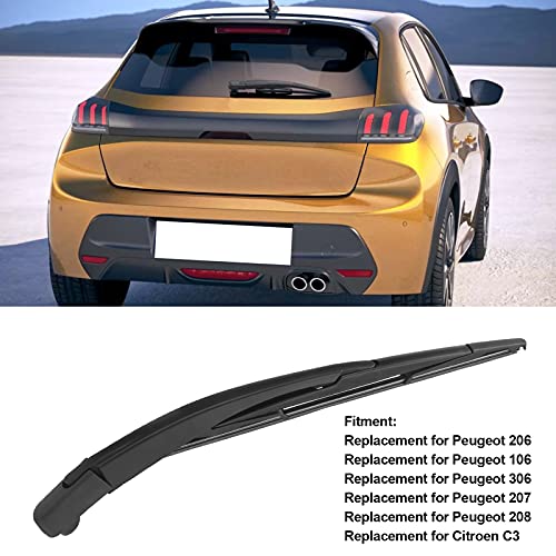 Ruitenwisser Set Vervangingsmes voor achtervleugel Compatibel met 206, 106, 306, 207, 208, C3