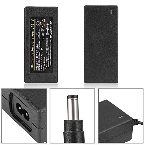 Batterijinvoer: DC 29.4V-1.6A, Adapterkabel voor Lithium 24V Lithiumlader Batterij US Plug 2A Safe Charger Stroom 5