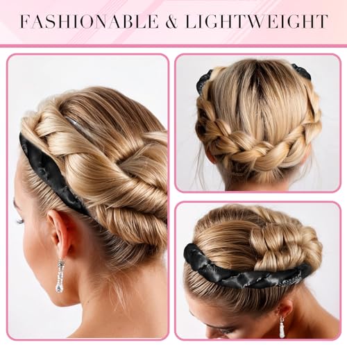 Heatless krultang hoofdband, hitteloze krultang, warmteloze krultang, 's nachts voor kort lang haar, geen hitte, nachtkrullen met dunne krultang om in te slapen voor kort haar 4