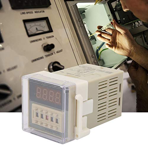 LCD digitale tijdrelais, module digitale LCD Display Control Timer Switch Trigger Cycle Module voor Smart Control(24VAC/DC) 5