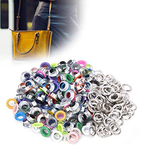200st Metalen Oogjes, Kleurrijke Iron Eyelet Grommet met Wasmachine voor DIY Bag Schoenen Decoratie [8mm] 4