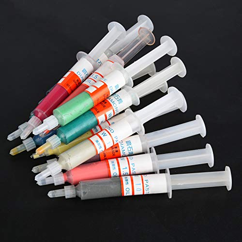 12-delige polijstpasta, diamantpolijstpasta, voor het uiteindelijk polijsten van juwelen en metaal, met opbergdoos 5