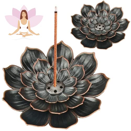2pcs Incense Stick Houders, Lotus Stick Incense Holder 6 Holes Incense Holder Incense Burner Incense Incense Burner Incense Burner Fragrance Sticks for Yoga Theehuis