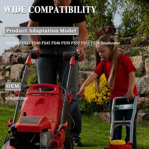 Koppeling romp voor Stihl FS38 FS40 FS45 FS46 FS50 FS55 FS56 FS70 bosmaaier vervanging voor 41401602005 met kopering en passie 3