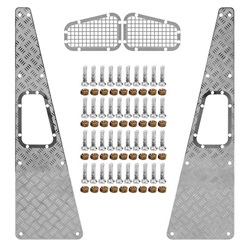 1/10 Schaal Metalen Skid Plate Sides Simulatie Accessoires Geschikt voor Traxxas RC Model Auto's