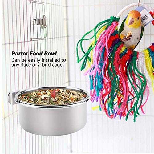 Verstelbaar Hangwater Voeder Parrot Voeden Bowl Vogels Drinkbeker (S)