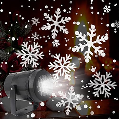 Briljante LED Lichten voor sneeuwvalprojectoren - Vivid Christmas Snowflakes High Brightness Indoor Blizzard Decor Verlichting - Chic versiering Decoratieve projectoren 3