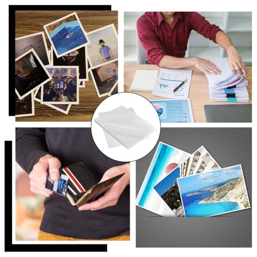 50 stuks lamineerfolie, A4, 0,3 mm dik, thermische lamineerfolie, voor foto's en posters, 30,6 x 20,1 cm 5