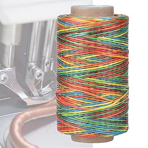 Kunstmatige Tendon Synthetische Tendon Hoge sterkte Polyester 250 Meters 150D Lederen Flat Naaien Thread Hand steken Waxed Thread (Natural Color) (Kleurrijk)