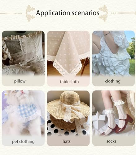 2 Yard 11cm Borduurwerk Cotton Lace Ribbon Lace Board Vintage Decoratieve Band Edges Lace Ribbons Kant stof Kant randen voor DIY ambachten Naaien bruiloft decoratie ambachtelijke decoratie, wijn rood