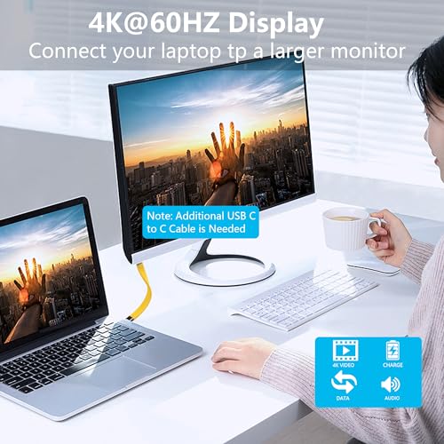 USB4 Type C Extension Cable, 40 Gbit/s, 100 W, PD, Fast Charging, Thin FPC Data Cable, USB C to USB C 8K for Laptop and Phone (Man) 4