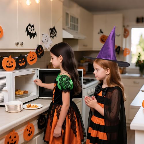 Witch Hat voor kinderen Cosplay Wizard Hat Decoratie Halloween Witch Hats Wizard Kostuum Halloween Party Accessoires (Paars) 4