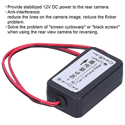 Backup Camera Rectifier, 12V DC auto achteraanzicht Power Relay condensator Filter Reverse Camera Rectifier Voltage Regelaars 4