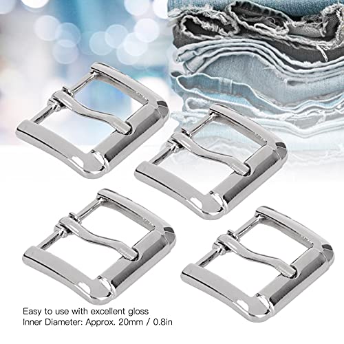 Lederen riemen - 4st 20mm sterke riem Pin Buckle Single Hook voor lederen riem windbreker vervanging DIY Toebehoren 3