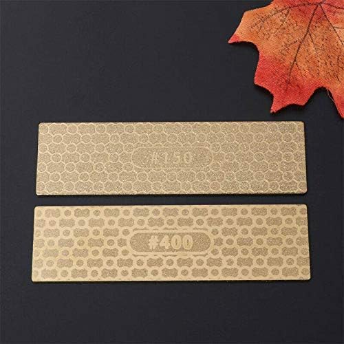 Dubbelzijdige Diamond Whetstone, 1pc slijpsteen voor het slijpen van keukenmessen Tuin Houtbewerking Gereedschap (400/1000 Grits) 5