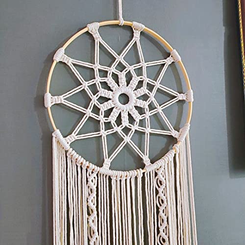 Macrame Droom Catcher set met katoenen draad voor ambachten Accessoires Wanddecoratie en Hangers 5
