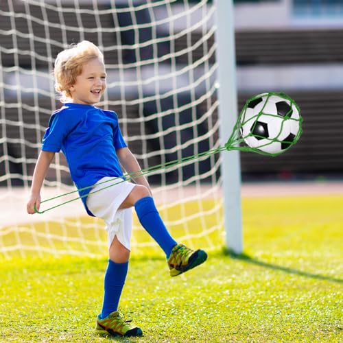Solo Voetbal Training Ball Net Voetbal Kick Practice Bungee jongleren Net Voetbal Trainingsuitrusting voor jongeren 4