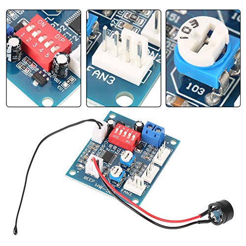 PWM Driver Module, DC 12V 4 Wire PWM Fan Speed Controller Regulator Module voor PC 5