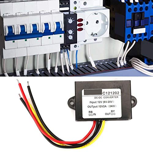 6V-20V à 12V Convertisseur élévateur Boost Module régulateur de spanning pour écran de voiture, caméra de surveillance, fan, pompe à eau, moteur, routeur, etc.(2A) 3