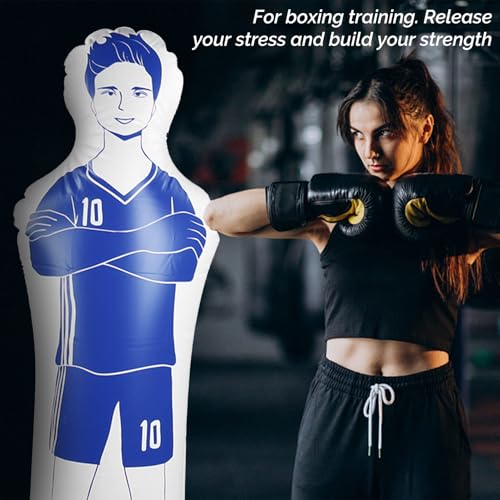 40x160cm Oefen Dummy Boksen Ponsen Dummy Opblaasbare Tumbling Training Mannequin voor boksen Outdoor Sport Voetbal praktijk 4
