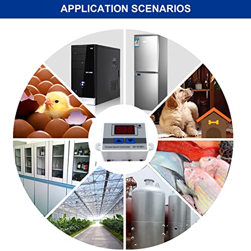 XH-W3005 Humidity Sensor, Digital Hygrometer Switch Controller, XH-W3005 Temperatuur Humidity Meter Humidity Sensor 0~99% RH 12V/24V/220V(220V) Farms Factories(220V) 5