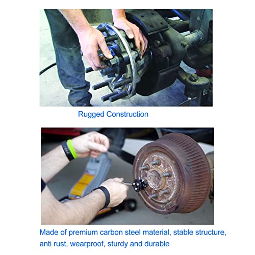 Wheel Bolt Mounting Tool Robuust Carbon Steel Wheel Bolt Installation Tool High Efficiency for Cars Trucks Tools for Double Head Bolt Assembly