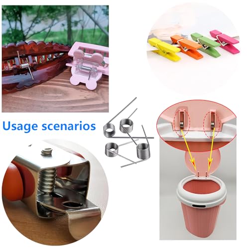 10 st V-vormige torsieveren, roestvrijstalen veer, draad diameter 0,7, 6 omwentelingen, 180°, voor reparatie project 5
