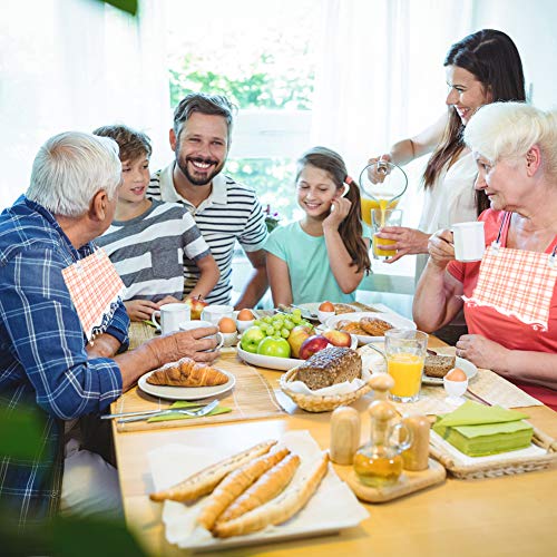 Napkin Clips, 10 stuks Verstelbare Napkin Chain met Clips, Dinerware Clips voor Vrouwen Heren Kinderen, Ouderen (65cm) 4