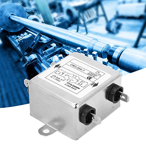 Mains Filter 230V, CW3-20A-T, Mains Filter, Enkele Fase Filter EMI Power Filter, 115V / 250V 20A 50/60Hz, Elektromagnetische Interferentie Filters 4