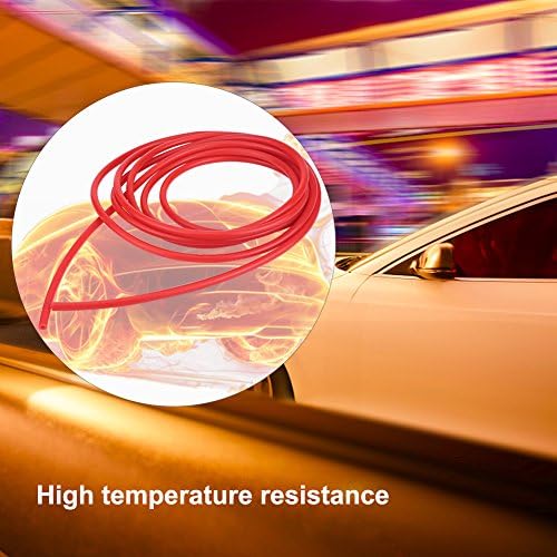 Auto Auto 4mm 5m Siliconen Vacuümbuis slang Silicon Tubing Universal(RED) 5