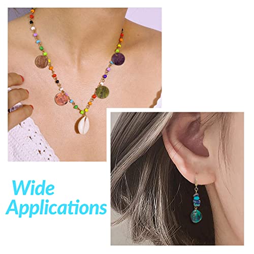 Natuurlijke Akoya Shell hangers Moeder van Pearl Shell Charm Disc Coin Kralen voor sieraden maken 3