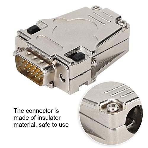 VGA Man, D-SUB seriële poort, DB15 signaalmodule, 15 Pin Connector Adapter aan metalen Shell Port Connector industriële connector 3