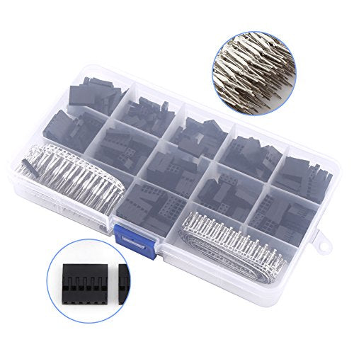 620st Connector Pin behuizing Jumperdraad Cable Pin Header Connector Kit Plug/Bus Crimp Pins Adapter Terminal 3