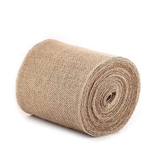 Hessischer Stofzak, 10 m Geweven, Rustiek, Jute, Sackleinen Stoff Band Tischl?ufer Hochzeit Decoratie (15 cm)
