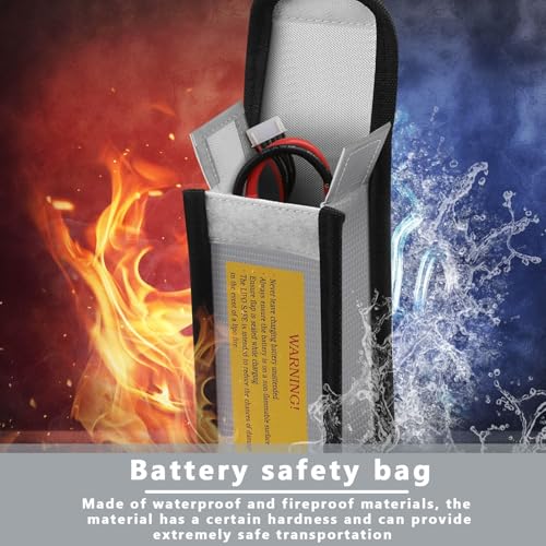 Lipo Safe Bag Lipo Batterijtas, Brandbestendig, Lipo Batterij, Brandveilige Veiligheidszak, Beschermt Batterij bij het opladen, Brand en explosie Proof 4