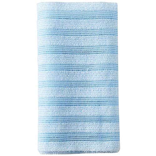 Exfoliating Back Scrubber voor douche, Heren Vrouwen Exfoliating Body Scrub Washandje Terug Washandje Terug Scrubber Handdoek voor douche (Licht Blauw)