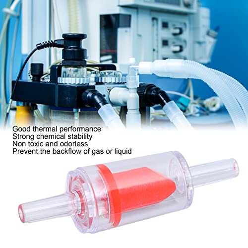 Controleer Valve, 10PCS 4mm Plastic Controle Valve, Red Oxygen Pump Valve Aquarium Single Way PP Water Afsluiten Valve Fish Tank Duckbill Valve, For, Check Ventielen(4mm Red) 5